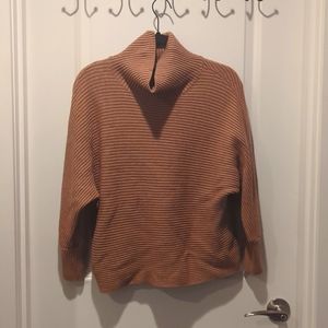 Babaton camel cowl neck sweater